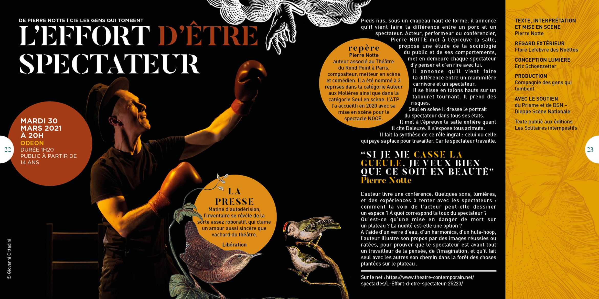 10 Leffort dêtre spectateur